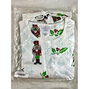 Morning Sun Nutcracker Print Holiday Top Long Sleeve Cotton NEW Sealed Size XL